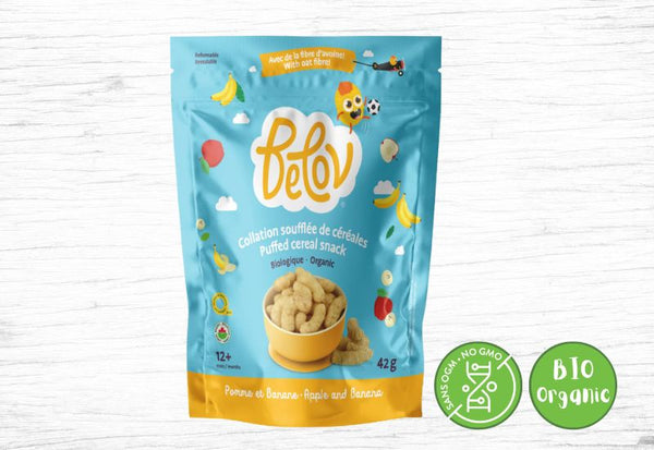 Belov - Organic Apple & Banana cereal puffs - Valens Farms