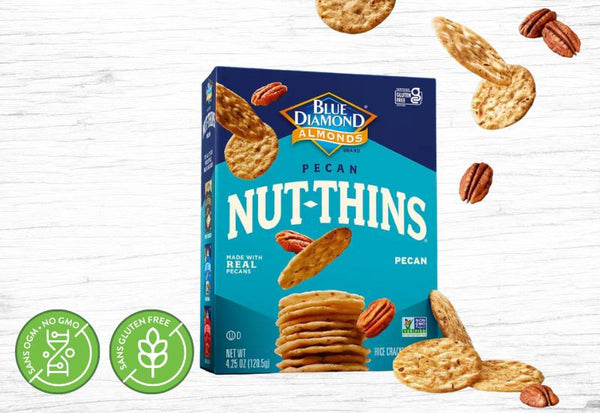 Blue Diamond, Craquelins Nut - Thins Pecan - Fermes Valens