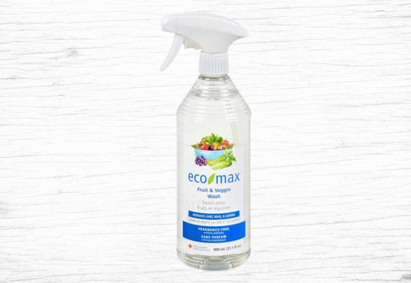 Eco Max, Nettoyant pour fruits et légumes – Sans parfum - Fermes Valens