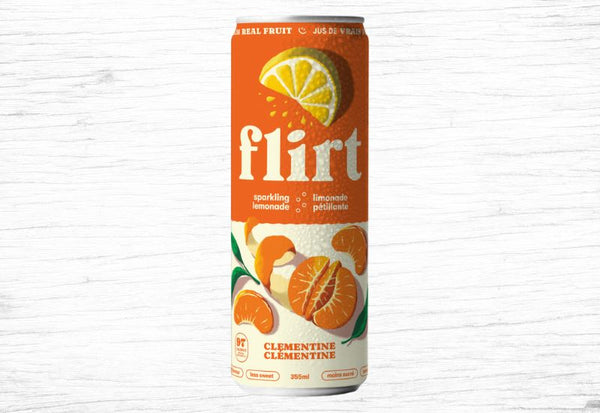 Flirt, Limonade pétillante clémentine - Fermes Valens