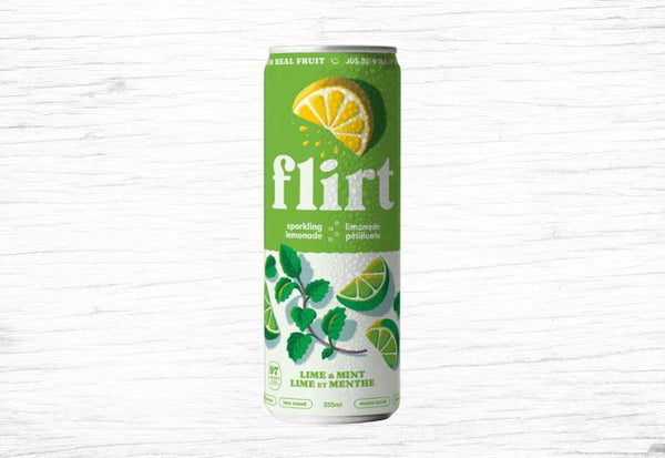 Flirt, Sparkling lime and mint lemonade - Fermes Valens