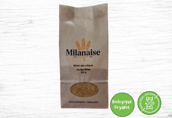 Milanaise, organic hulled millet 500g - Fermes Valens