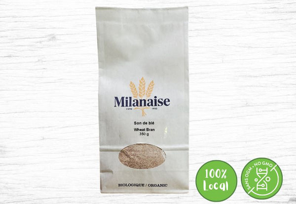 Milanaise, organic wheat bran 350g - Fermes Valens