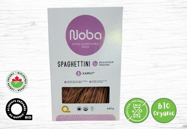 Noba - Organic Kamut Spaghettini 340g - Fermes Valens