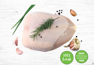 Natural bone-in chicken breast - Antibiotic free - Valens Farms