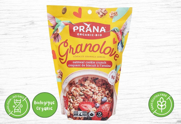 Prana Granolove on the go Oatmeal cookie crunch - Valens Farms