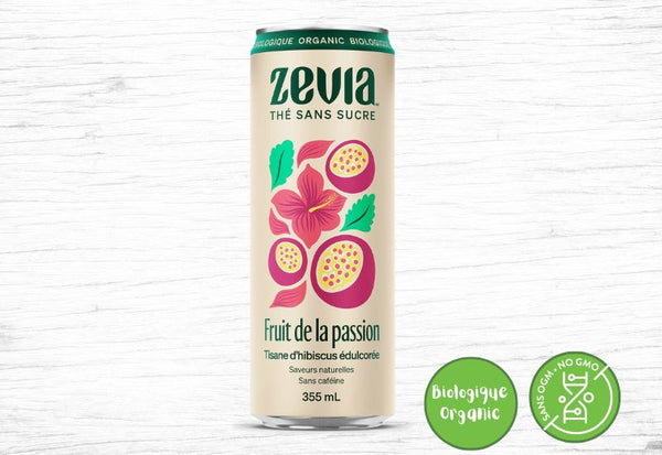 Zevia - Passion fruit hibiscus herbal tea - Fermes Valens