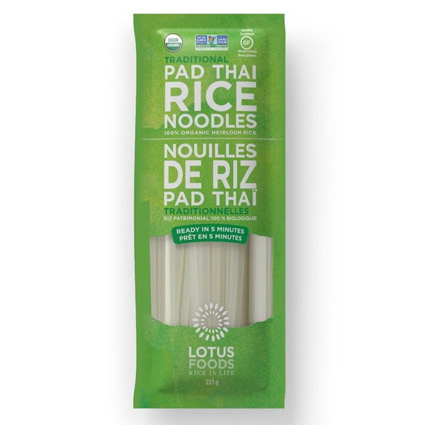 Lotus foods Nouilles de riz pad thai traditionelles biologique - Fermes Valens