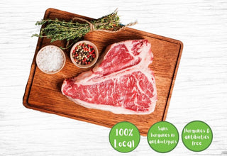 Special - 2 natural sirloin steaks, 400g-500g - Fermes Valens