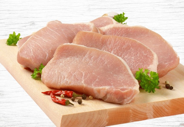 Special 2 units of 2 boneless pork chops - Fermes Valens